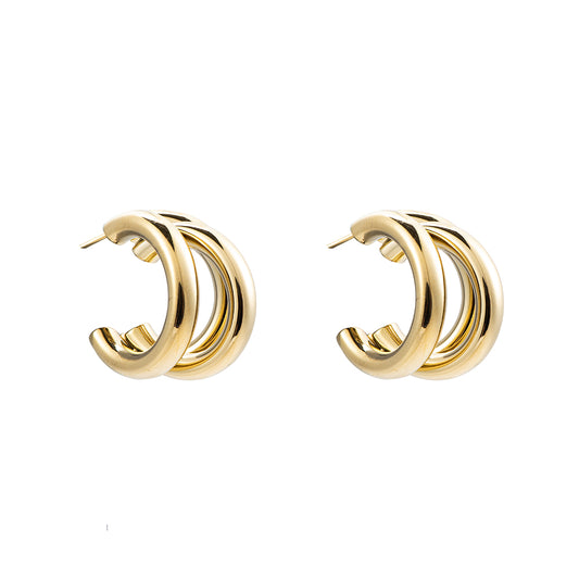 Earrings Triple Ring