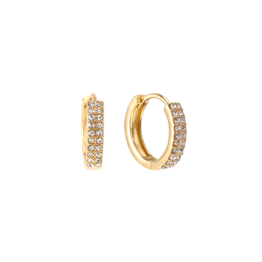 Earrings Double Diamond