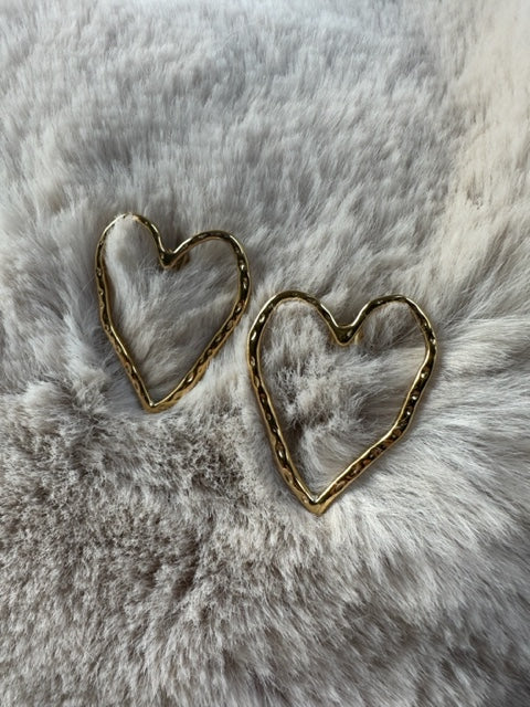 Earrings Statement Heart