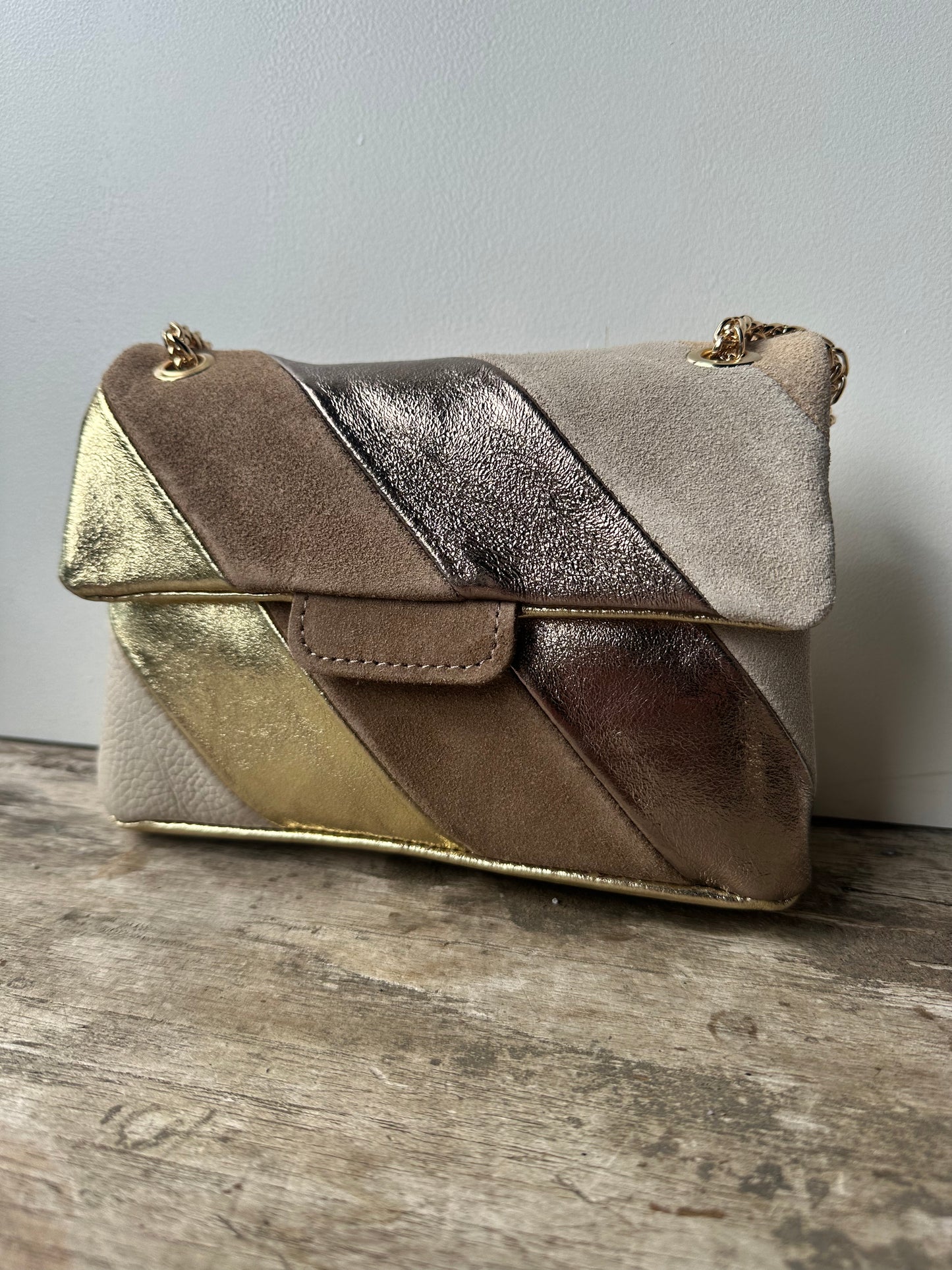 Rainbow Bag Nude Bronze