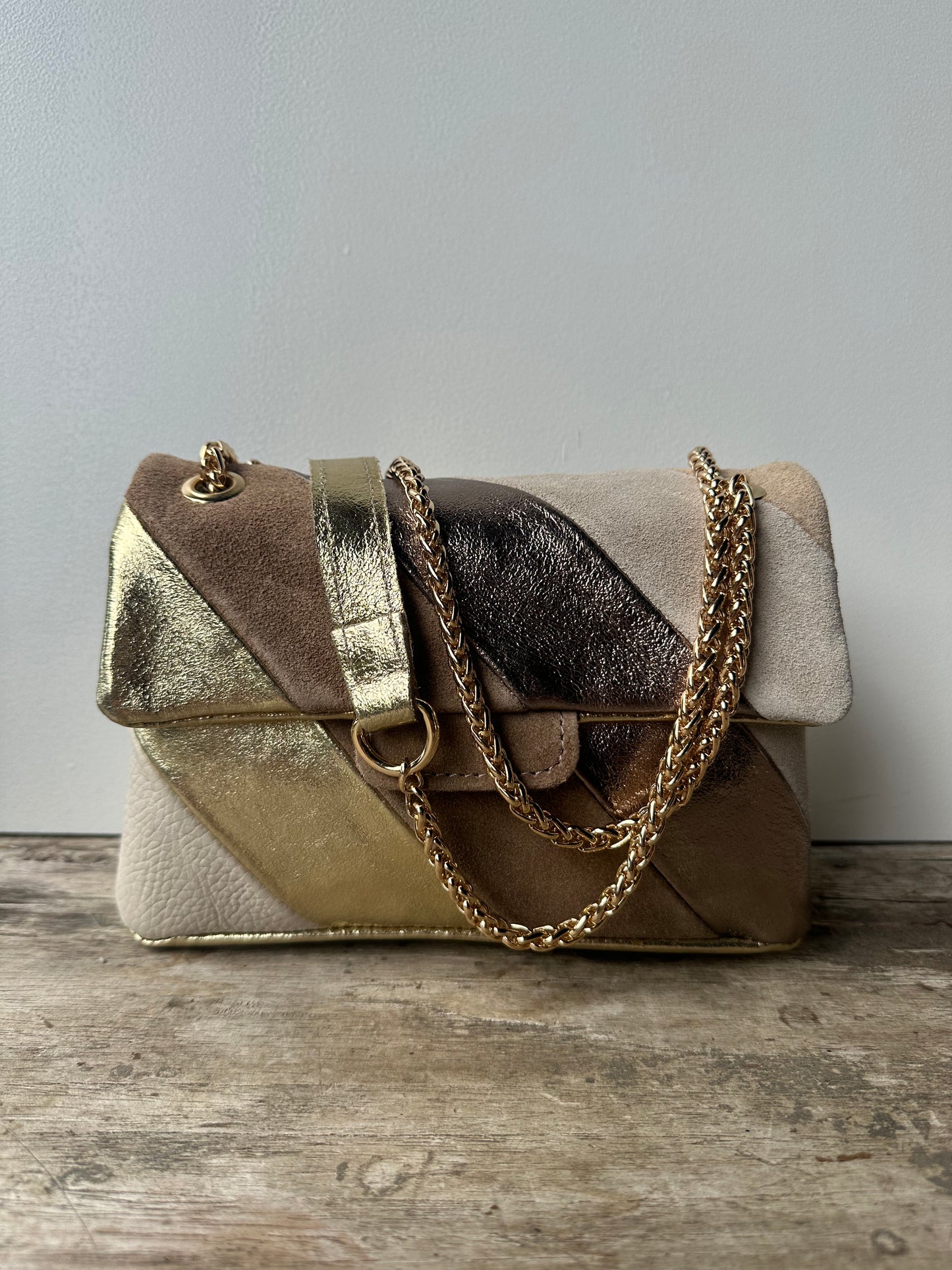 Rainbow Bag Nude Bronze