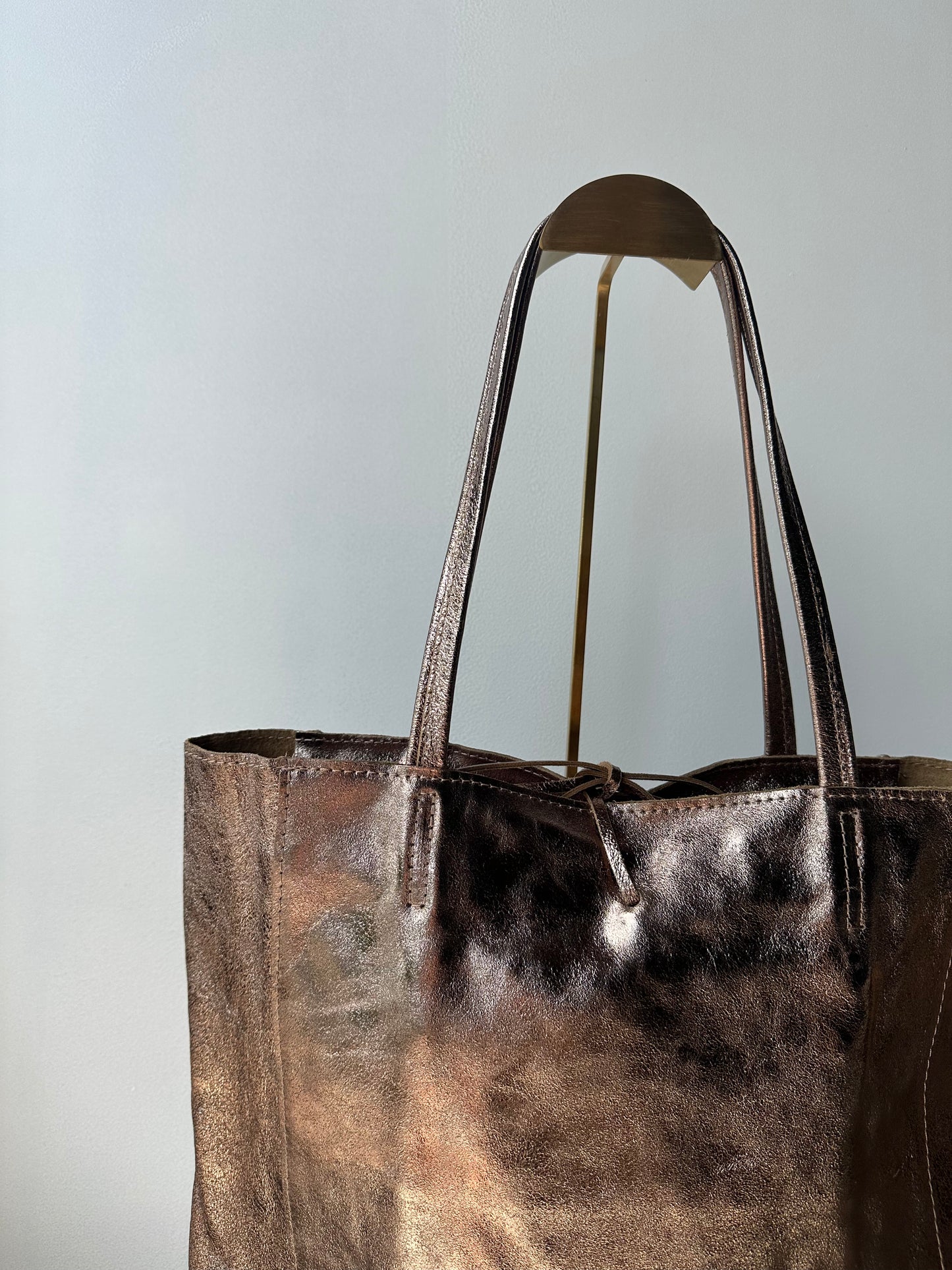 Shopper Metallic Bronze