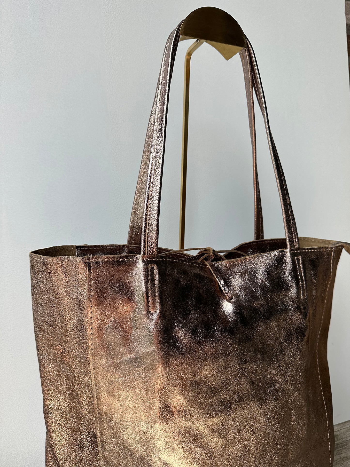 Shopper Metallic Bronze