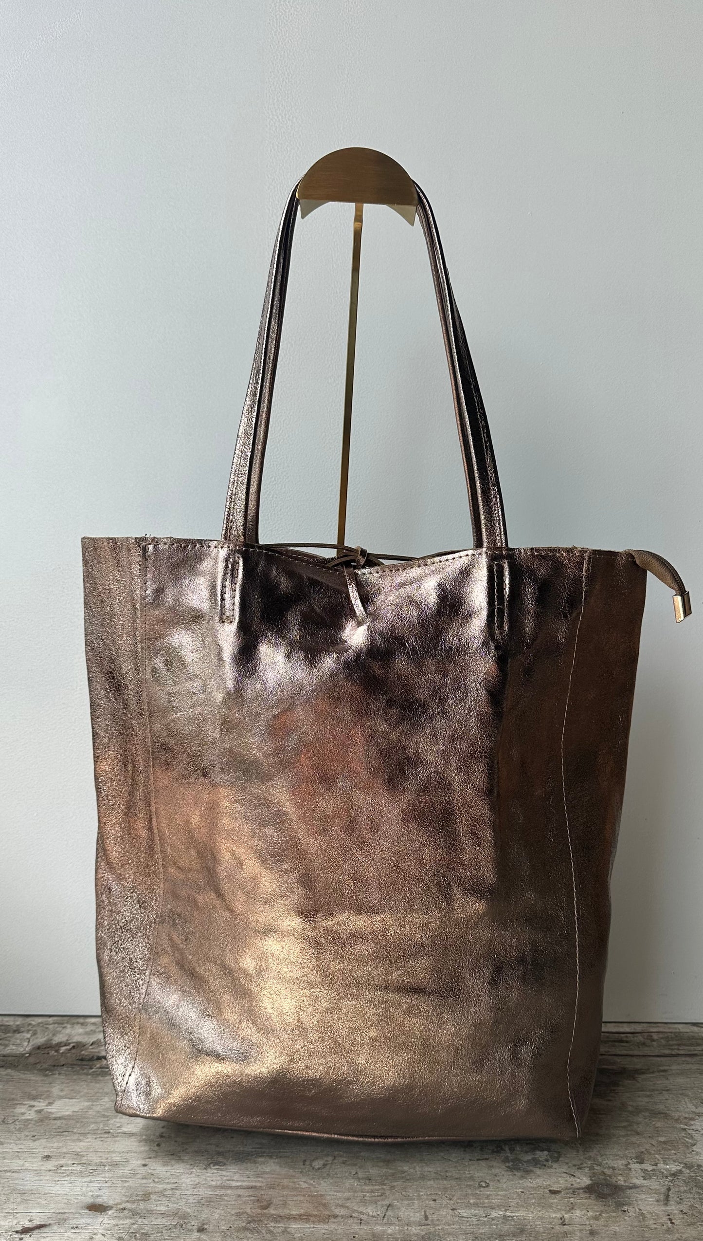 Shopper Metallic Bronze