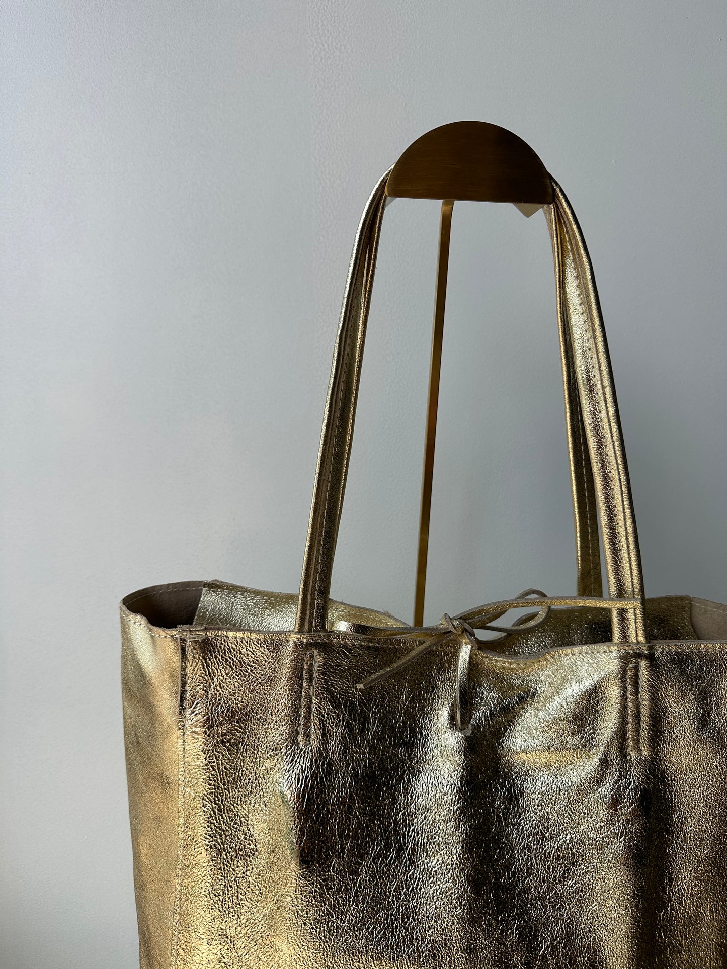 Shopper Metallic Gold