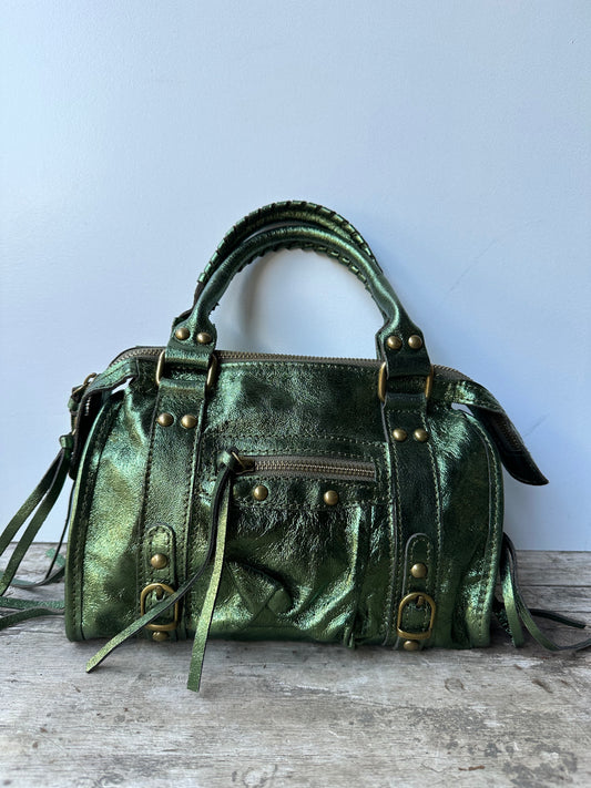 Yara Bag Metallic Green