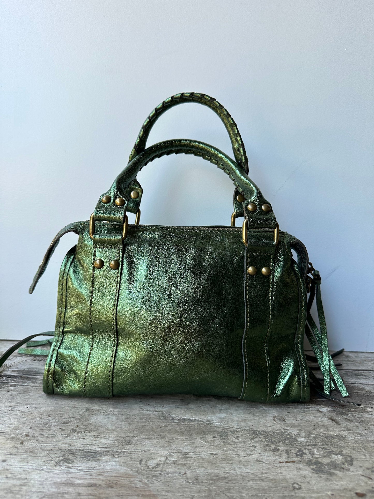 Yara Bag Metallic Green