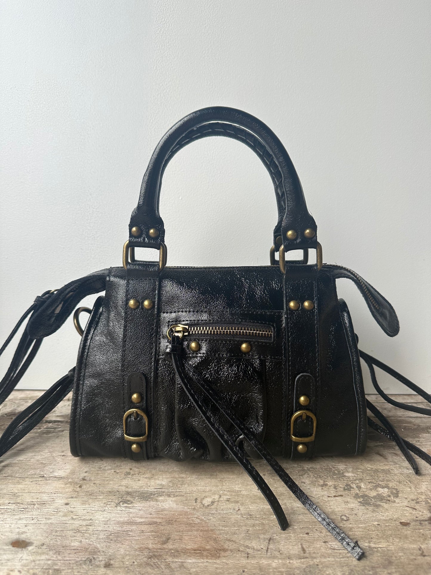 Yara Bag Metallic Black