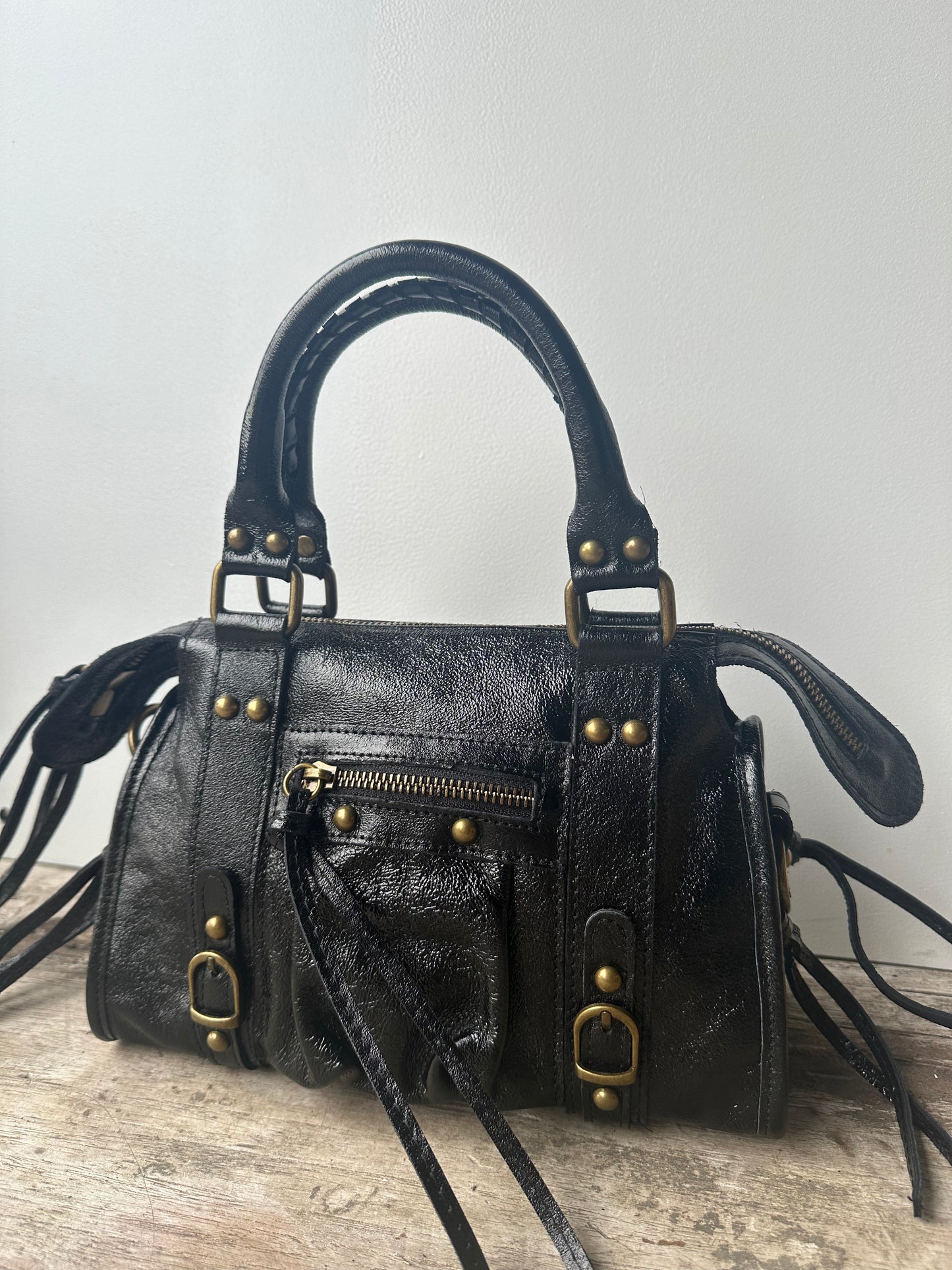 Yara Bag Metallic Black