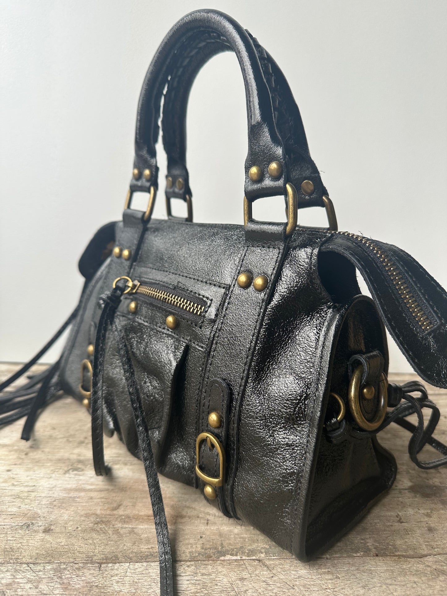 Yara Bag Metallic Black